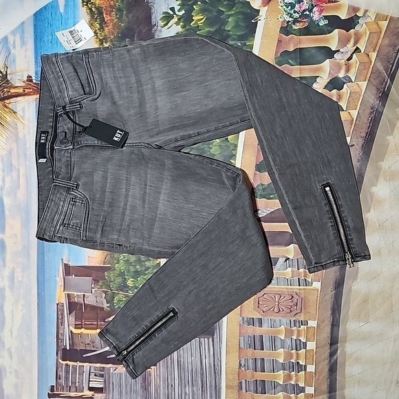 Kut from the Kloth Connie Zippered Ankle Skinny Jeans Size 6 NWT - Picture 2 of 5